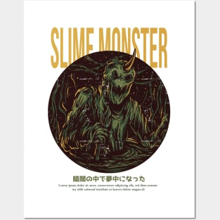 Slime Monster Posters and Art